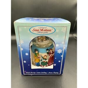 Kurt Adler Carolers SnoMotion Musical Waterglobe New in Box
